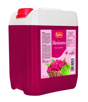 SPITZ fruchtiger Himbeer Sirup 5l Liter Kanister Einweg Sirup 1 + 6 = 7