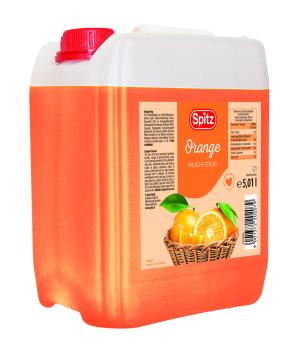 SPITZ fruchtiger Orangen Sirup 5l Liter Kanister Einweg Sirup 1 + 6 = 7