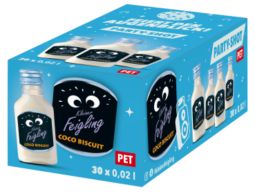 Behn Kleiner Feigling Coco Biscuit 15% Vol. 30 x 0,02 L PET  Likör