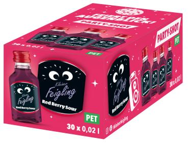 Behn Kleiner Feigling Red Berry Sour 15% Vol. 30 x 0,02 L PET  Likör