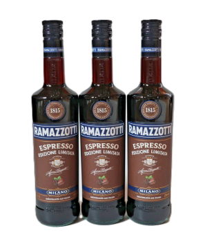3 Flaschen Ramazzotti Espresso 25% Vol. 0,7 l