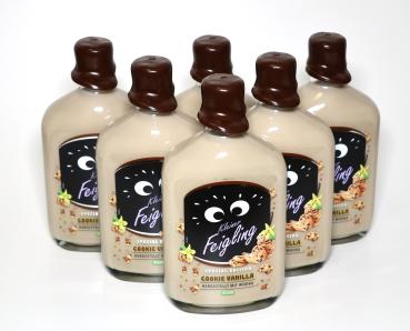 6 Flaschen Behn Kleiner Feigling Cookie Vanilla 15% Vol. 0,5 l Liter Vegan