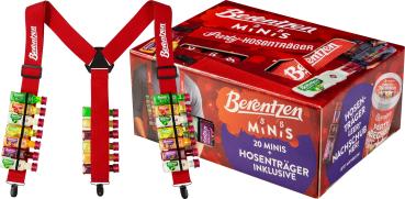 Original Berentzen Mini´s mit Hosenträger 20 Fl. a´20 ml - 6 Sorten 15 - 18% Vol