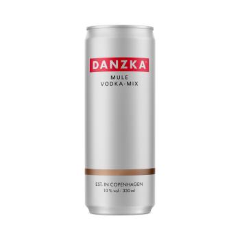 Preview: 12 Dosen DANZKA Mule Vodka-Mix 0,33 L / 10% vol incl. 3 € Pfand