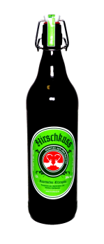 6 Flaschen Hirschkuss Kräuterlikör 38% Vol. 1 L Liter in der Bügelflasche