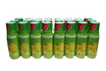 24 Flaschen Gut & Günstig Getränkesirup Zitronen Konzentrat Sprudler 500ml