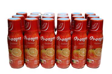 18 Flaschen Gut &Günstig Getränkesirup Orangen Geschmack Konzentrat 500ml
