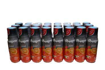 24 Flaschen Gut & Günstig Orangen Zero Getränkesirup Konzentrat Sprudler 500ml