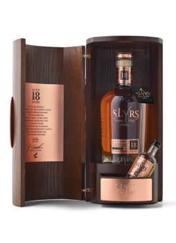 SLYRS SINGLE MALT WHISKY AGED 18 YEARS 0,7 Liter + 0,05 Liter im Holzblock --limitiert auf 804 Flaschen--