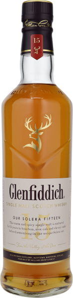 Glenfiddich 15 Years Old Solera Fifteen in GP 40% Vol. 0,7 Liter