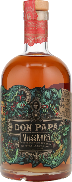 Don Papa Masskara Rum von den Philippinen 40% Vol. 0,7 Liter