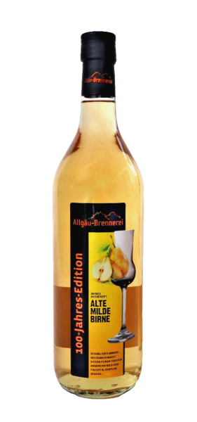 Allgäu Brennerei Alte milde Birne 35,0 % Vol 1,0 Liter  -Spirituose-