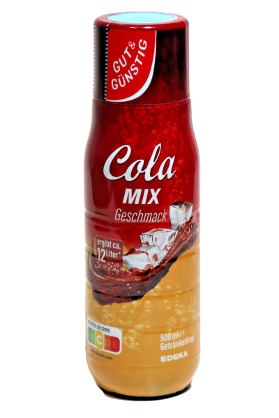 6 Flaschen Gut &Günstig Getränkesirup Cola Mix Sirup Konzentrat Sprudler 500ml