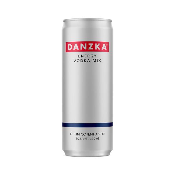 12 Dosen DANZKA Energy Vodka-Mix 0,33 L / 10% vol incl. 3 € Pfand
