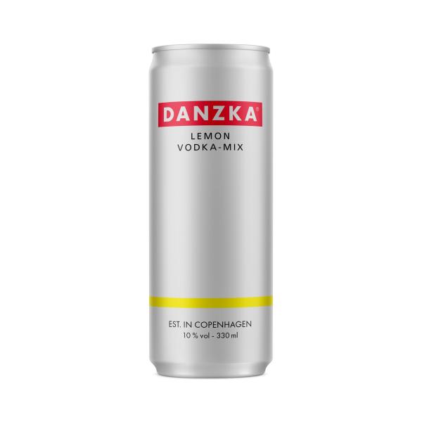 12 Dosen DANZKA Lemon Vodka-Mix 0,33 L / 10% vol incl. 3 € Pfand