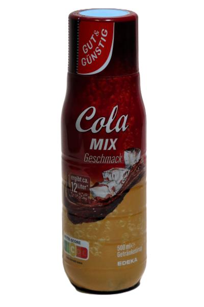 24 Flaschen Gut &Günstig Getränkesirup Cola Mix Sirup Konzentrat Sprudler 500ml