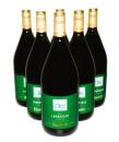 6 Flaschen Lambrusco Dell Emilia Riunite roter Perlwein 7% süß Italien 1,5 l IGT